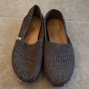 Tom's dressy brown slip-on W8